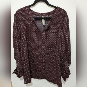 Patterned Blouse